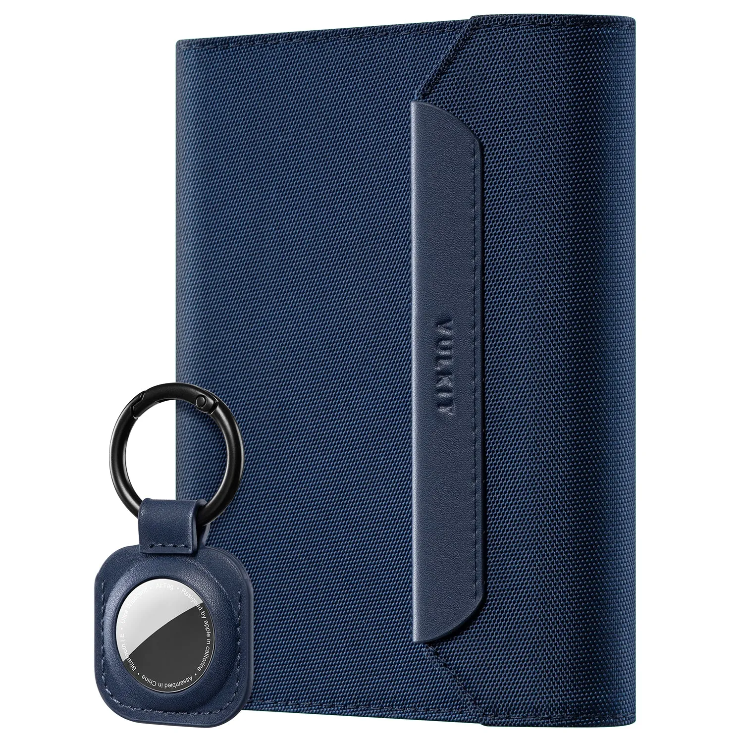 VPW104 - RFID Blocking Passport Card Holder with Magnetic Closure and Removable AirTag Holder(NOT include the AirTag)