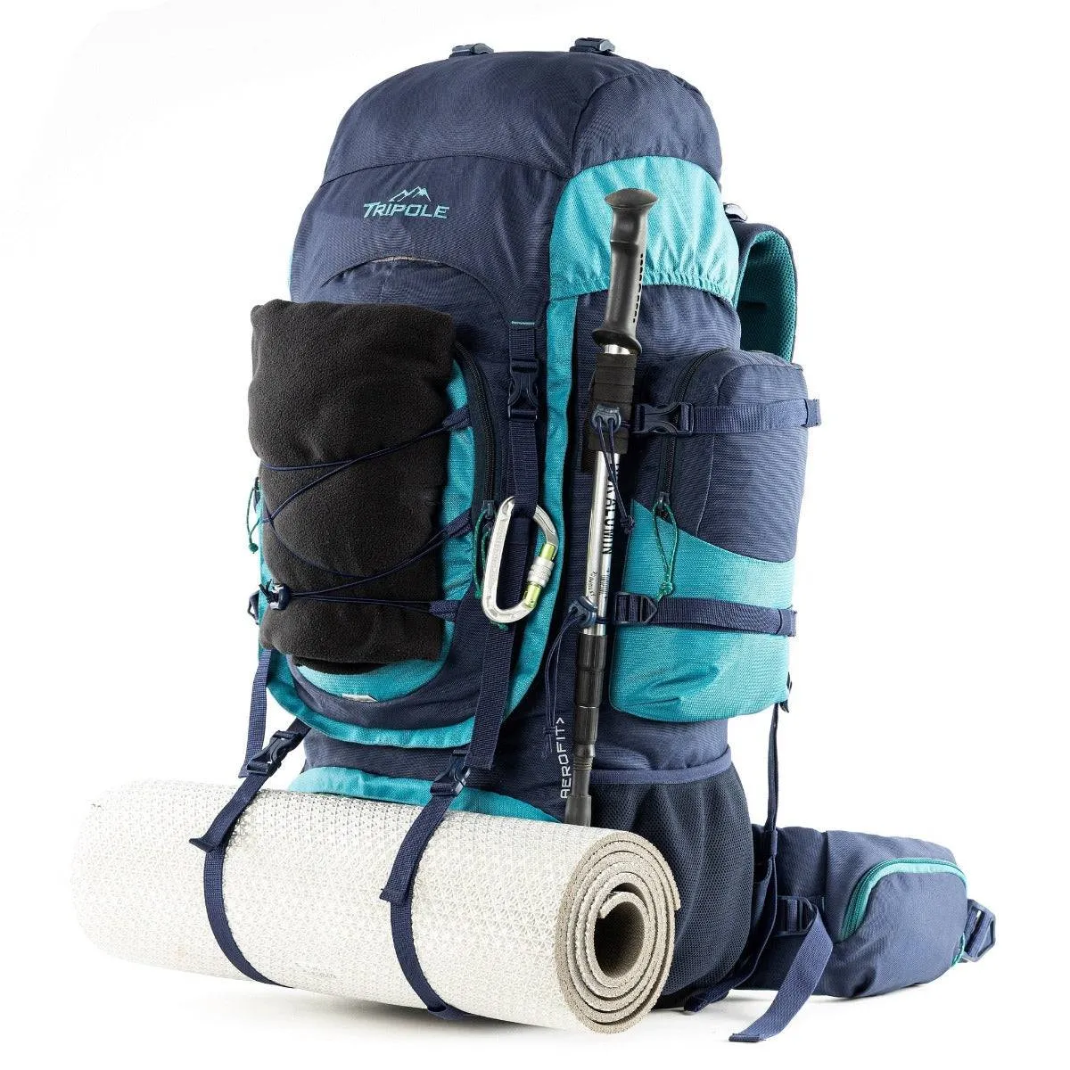 Walker Pro Trekking and Hiking Rucksack - 60 Litre - Blue