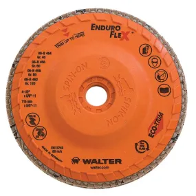 Walter 06B462 4.5" x 5/8"-11" 120 Grit Enduro-Flex Flap Disc