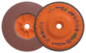 Walter 06F512 5" 120 Grit Spin-On Enduro Flex Stainless Flap Disc