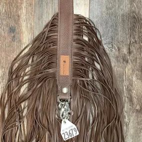 Western Mini Leather Fringe Strap 48" #23679