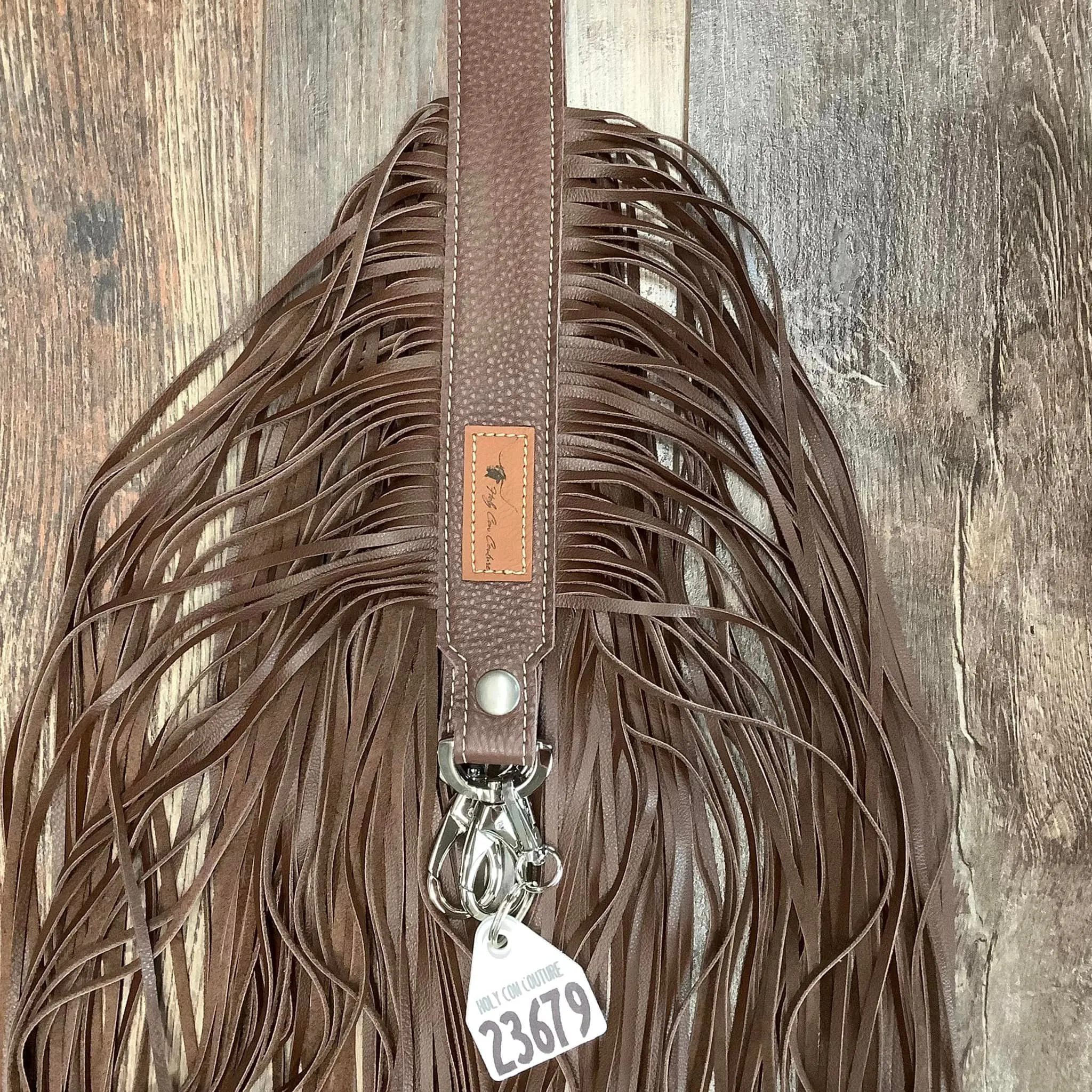 Western Mini Leather Fringe Strap 48" #23679