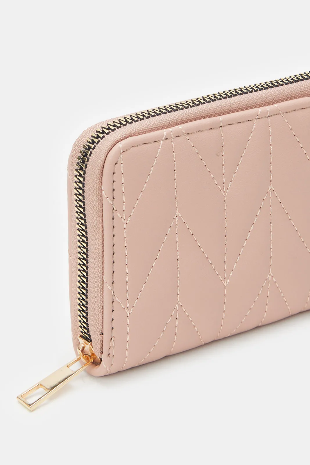 Women Pink Zipper Purse