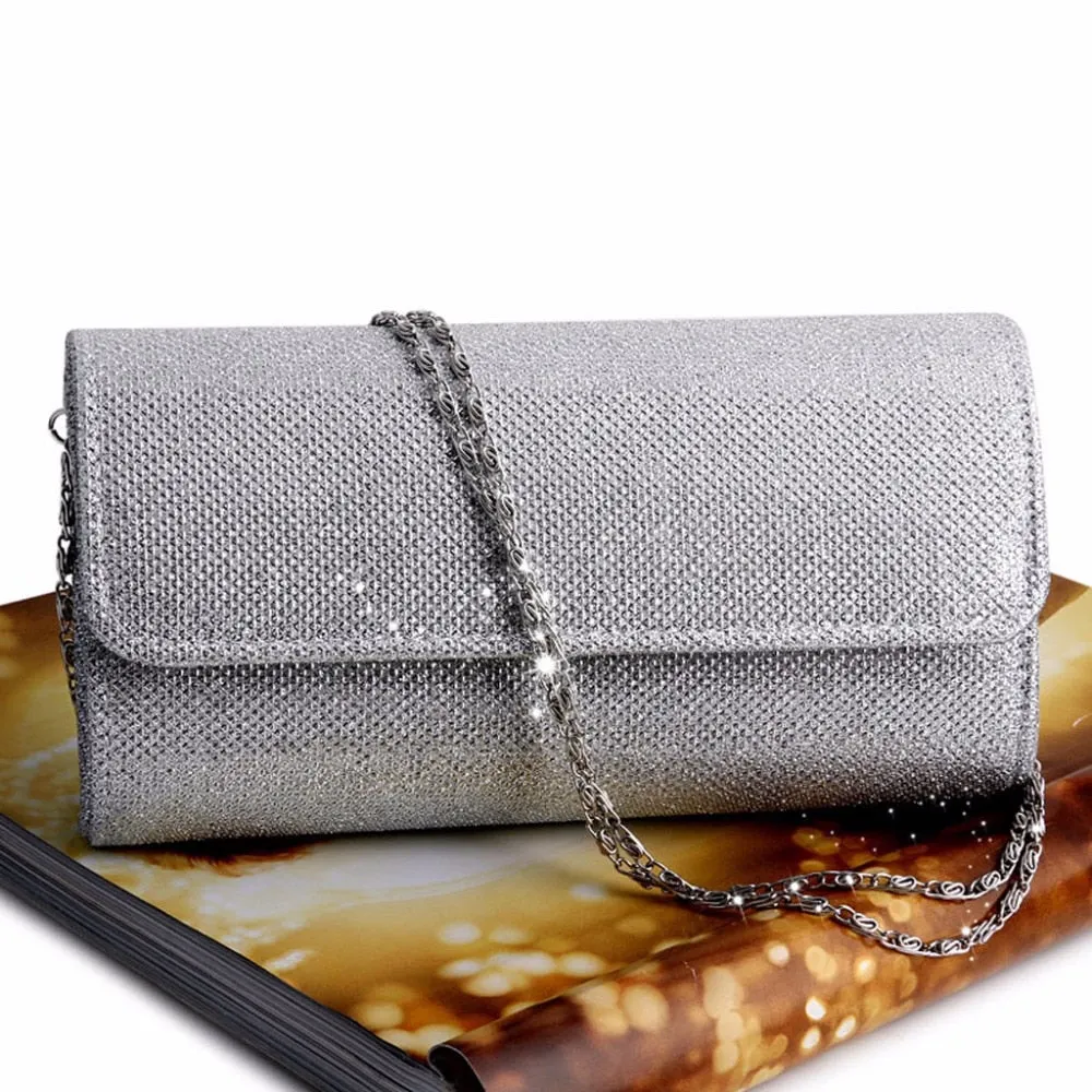 Women's Evening Shoulder Bag-Bridal Clutch for Weddings Party Prom Special Occasion Handbags