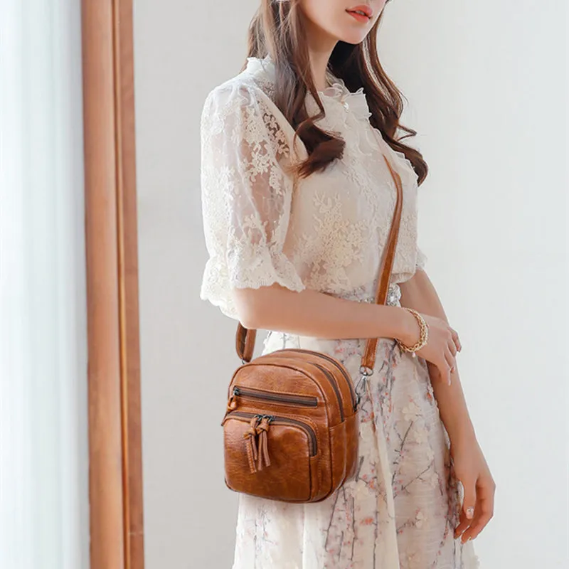 Women's Minimalist Vintage Design Crossbody Bag Shoulder Bag