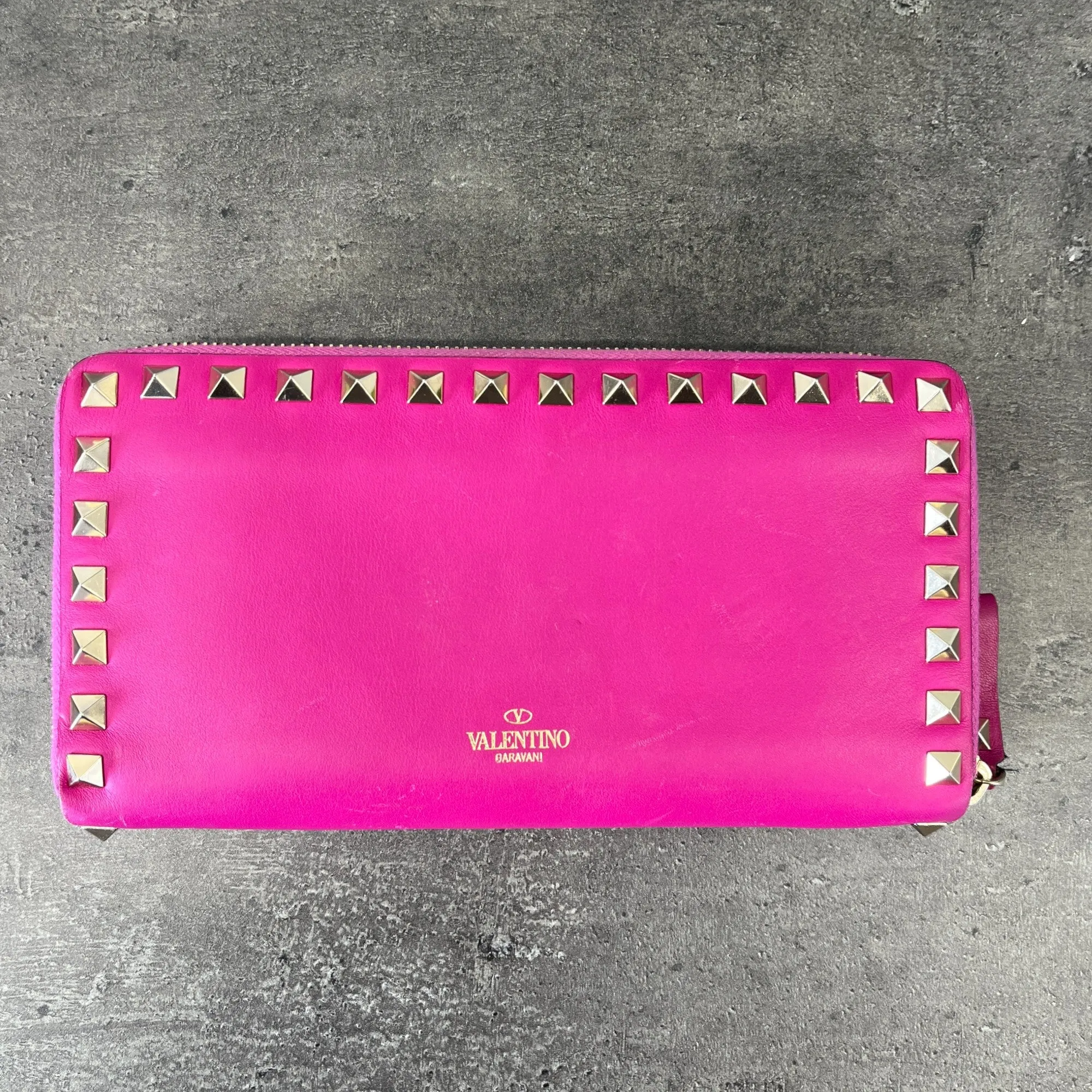 Women's Rockstud Purse Purple